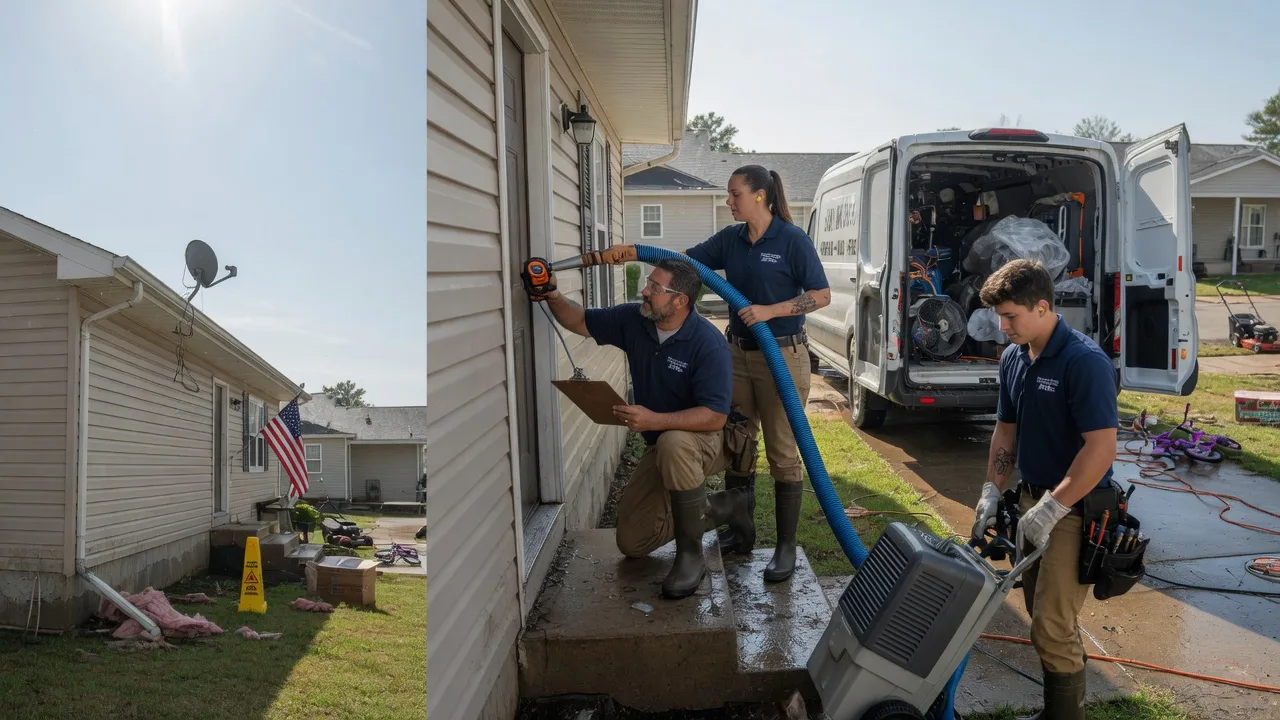 Ceiling Water Damage Restoration in Bevier, MO near me